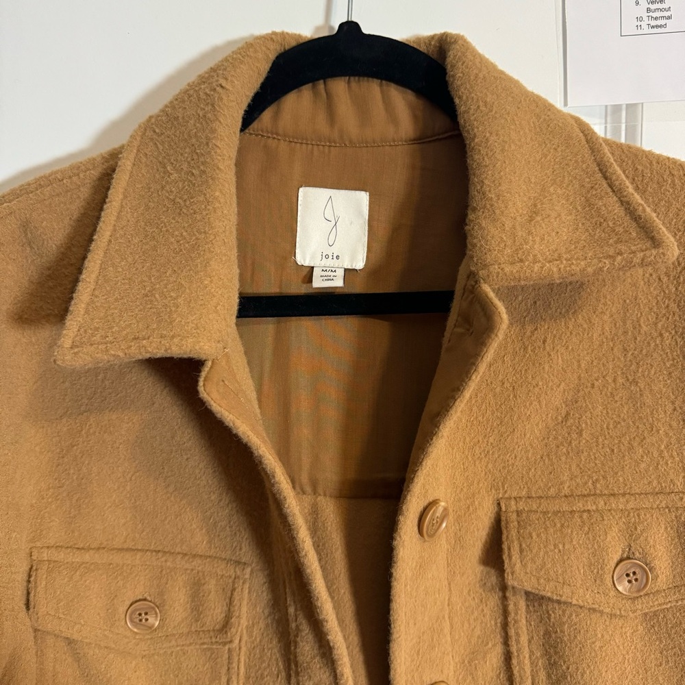 LAST CALL Joie Minimalist Button Down Casual Coat Jacket - Picture 5 of 8